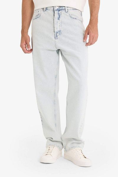 DeFacto Baggy Fit Πλυνανόμενο Παντελόνι Σε Ίσια Γραμμή F5669AX25AU