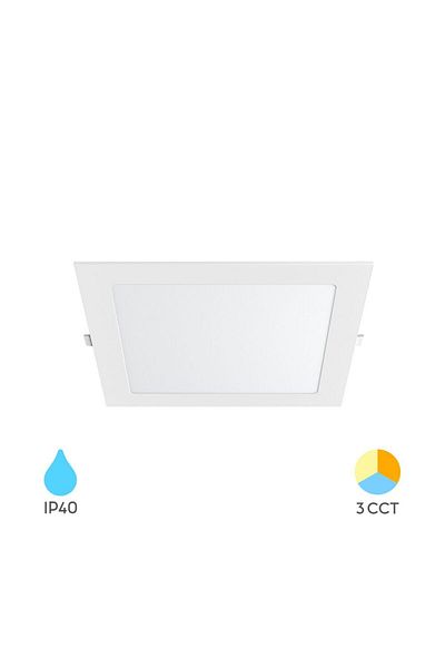 Braytron Spot LED PATRAT ST 12W 1120LM 3 în 1 D:170x170MM IP40