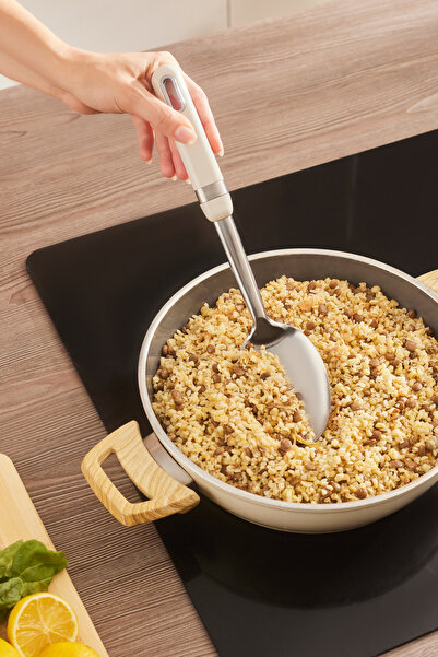 Karaca Mastermaid Serving Spoon Cream 32.2 cm