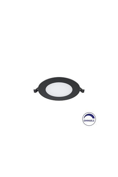 Braytron Spot LED Round ST 6W 470LM DIM 6500K Black IP40