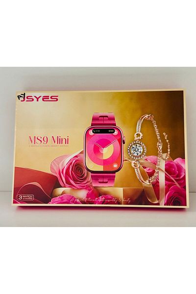 JSYES MS9 MINI SMART WATCH 3STRAP