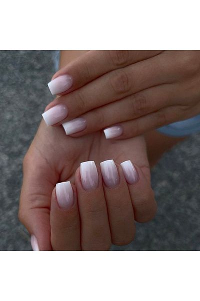 Choice QH-W1268 24 pieces of pressed nails, fashionable fake nails with glue and rubbing strips, round head