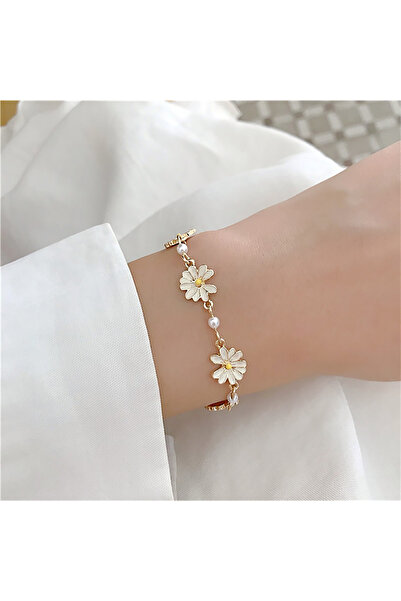 Choice سوار على شكل زهرة الأقحوان الحلوة من ستايل دي، سوار أنيق وبسيط بسحر ال...