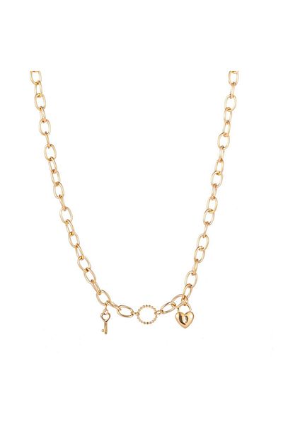 Go Dutch Label Key to my heart (inox auriu)