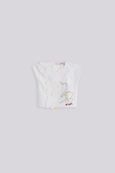 GB Baby Baby Girl White Blouse