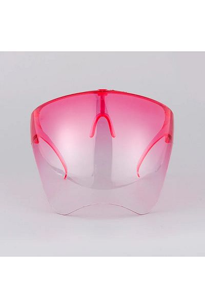 Choice other Pink Transparent Oversized Faceshield Protective Glasses Goggles Men Women Anti-Spray Mask Pro