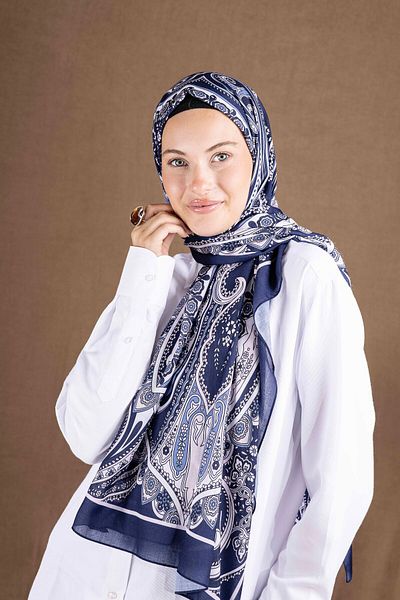 Akel Digital Soft Shawl Ethnic Pastel Pattern2