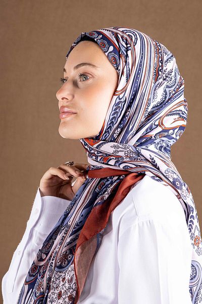 Akel Digital Soft Shawl Ethnic Pastel Pattern2