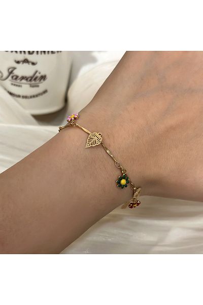 Choice Style E Sweet Daisy Flower Bracelet Fashion Personality Minimalist Aesthetic Flowers Charm Bracelet
