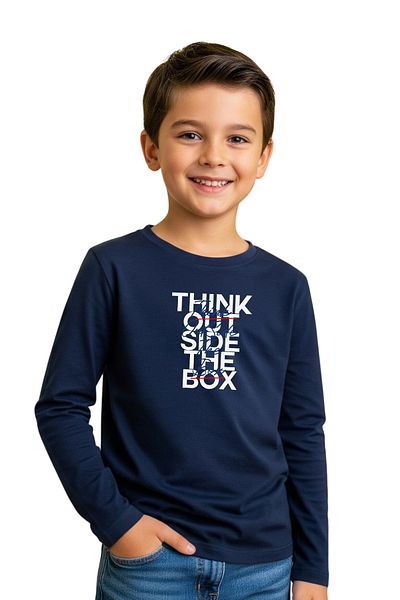 FYK COLLECTİON 3-Pack Zero Collar Printed Detail Boy's Sweatshirt