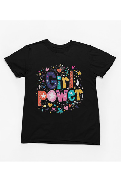 MAGORS Момичешка тениска STIL-X GIRL с щампа Power Crew Jacket, 100% памук, б...