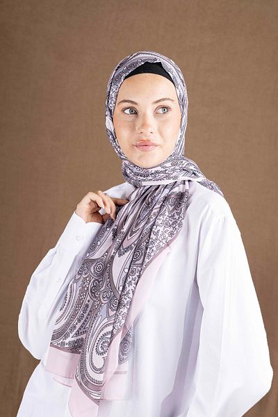 Akel Digital Soft Shawl Ethnic Pastel Pattern2
