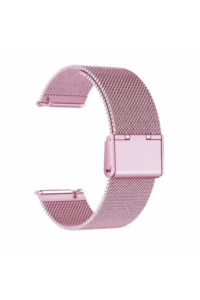 Choice 20mm width Pink 22mm 20mm Metal Watch Strap For Vivoactive 3 4 5 Forer...