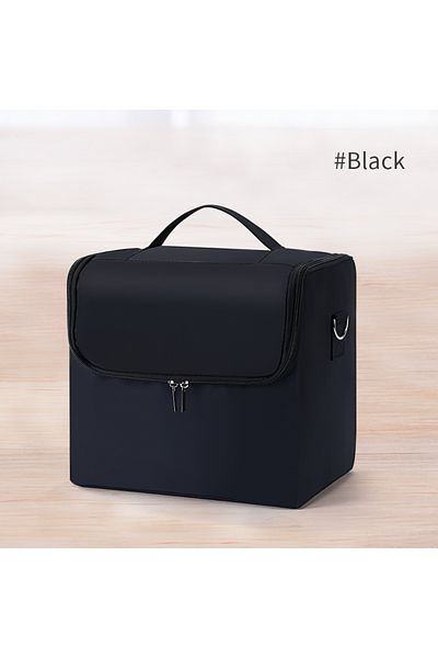 Choice BLACK Large Makeup Carrying Train Case for Women, Travel Bag Storage Box,4 Tier Professional Nail Or