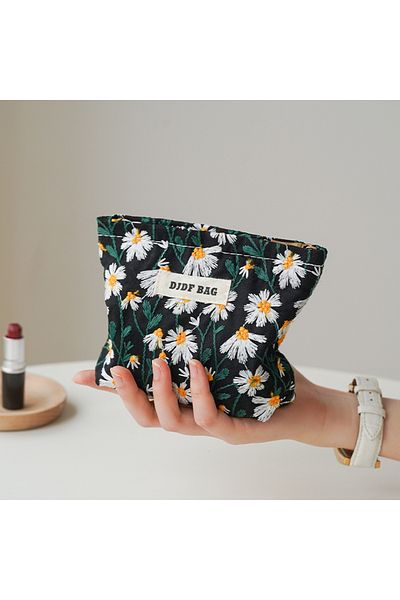 Choice Small bag 2 Colorful Checkered Women's Makeup Bag Large Capacity Makeup Lipstick Storage Bag Portab