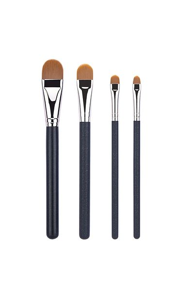 Choice C711-4pcs 4 Types Sizes Upgraded Ultra-thin Foundation Concealer Makeup Brush Professional Liquid Fo