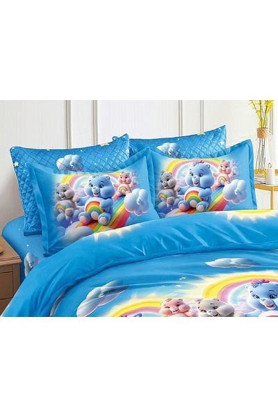 CHIRASO CHIRASO Bedding, ANIMATED FINE, ELASTIC Sheet 180x200+25cm, Duvet Cover 200x230cm, 4 Pillowcases
