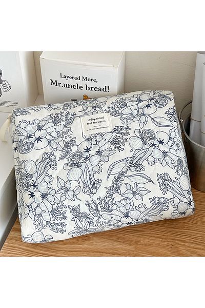Choice Handbag Wholesale Vintage Flower Women Cosmetic Bag Portable Zipper Makeup Travel Organizer Female H