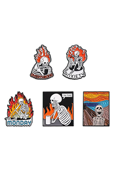 Choice دبوس مينا TZ1735 لأفلام الأنمي التلفزيونية والأشباح، دبوس على شكل حيوان كابيبارا أوزة، دبوس على شكل زهرة الدولار الأمريكي B