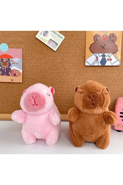 Choice multicolor Kawaii capybara plush toys cute creative keychain backpack accessories pendant Gifts for