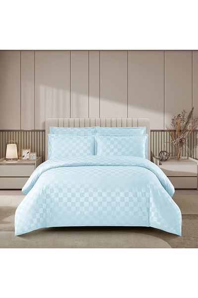 CHIRASO CHIRASO Bedding, Elegant DAMASK, ELASTIC Sheet 180x200+25cm, Duvet Cover 200x230cm, 2 Pillowcases