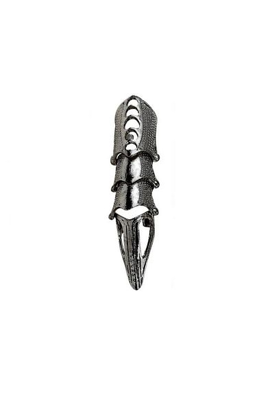 Choice black Y2K Punk Style Joint Full Finger Ring Claw Loop Rings For Women Men Halloween Cosplay Costume
