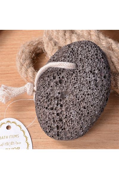 Choice black 1PC Natural Foot Pumice Stone Pedicure Tools Natural Foot Scrubber for Exfoliation to Clear Ca