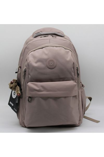 LaddyCo Modern Daily School Backpack Water Resistant Unisex School Bag 2500 Mink