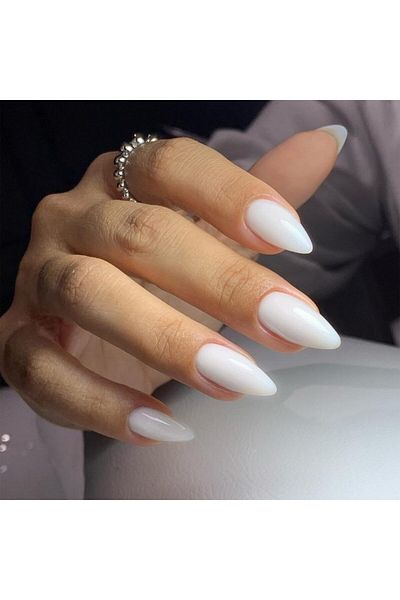 Choice WHITE 24 Artificial Acrylic Black Square Head Fake Nails Long Ballet Woman Removable Press On Nails