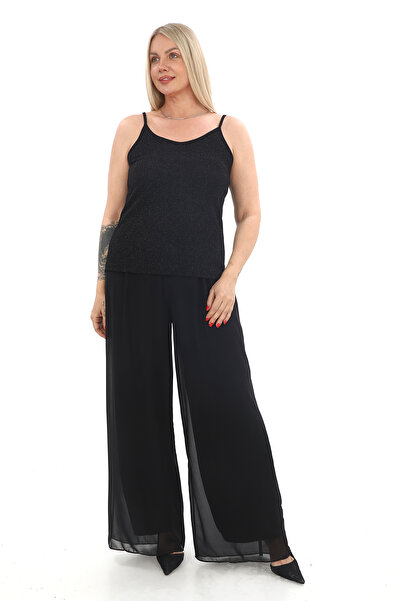 Javelin Collection This Is the Season's Fashion Wide-Leg Chiffon Pants