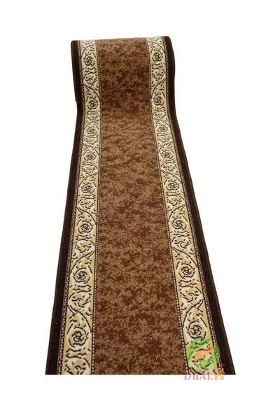 Dualhome Regal Rug Runner, Brown, Meter B - 60 CM, 200 cm