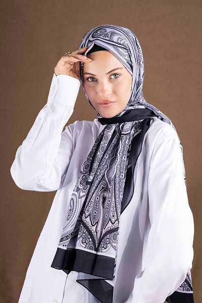 Akel Digital Soft Shawl Ethnic Pastel Pattern2