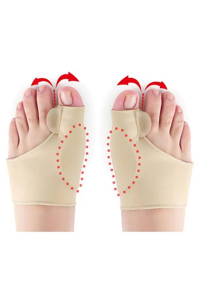 Choice 1pair-b-black 1pair Toe Separator Hallux Valgus Bunion Corrector Hammer Toe Straightener Foot Pain R