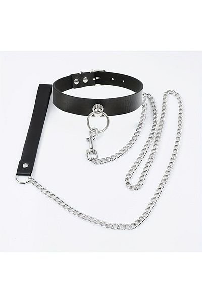 Choice Style 1 Gothic Punk Pu Leather Choker With O-Ring - Adjustable Collar Necklace For Women, Perfect Fo