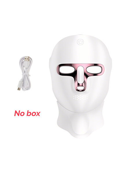 Choice1 قناع الوجه LED بـ 7 ألوان لتجديد شباب البشرة وتبييضها وشدها قابل لإعا...