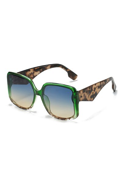 Choice green 2025 New In Sunglasses for Women Unique Double Frame Design Sunglasses with Oversized Frame an