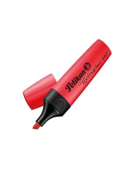 Pelikan Textmarker 490, Material Plastic, Color Red