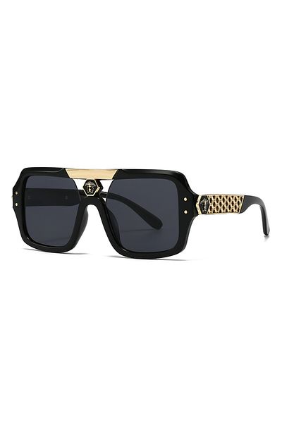 Choice black 2025 Cross-Border Export New Modern Retro Large Frame Men's Sunglasses Ins Style Street Photog