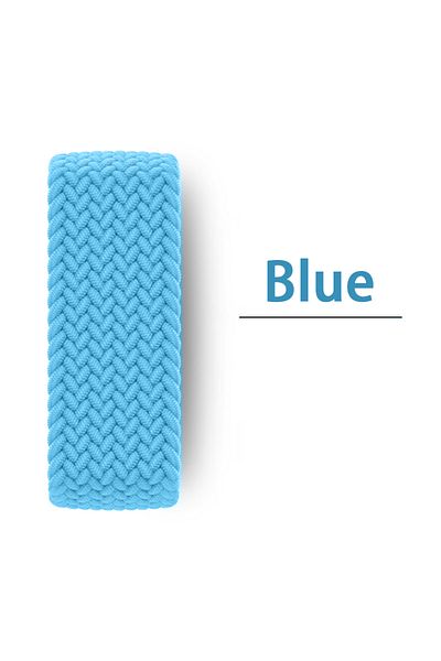 Choice SS 42 44 45 46 49 mm 7waterblue Braided Solo Loop For Apple watch Band 44mm 45mm 42mm 40mm 41mm 46mm
