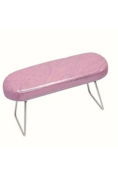 Choice White 1pc Nail Hand Pillow, Nail Armrest Pad Bracket, Folding Professional Manicure Hand Pillow Mani