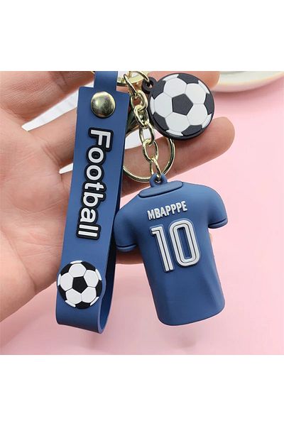 Choice 1 Football No.7 & No.10 Couple Jerseys Keychains Dolls Backpacks Pendants Car Keychains - Sports Th.