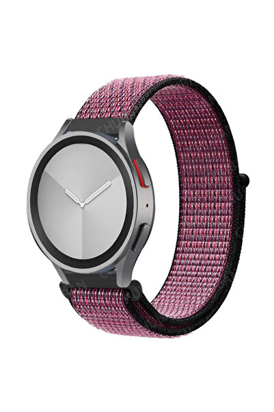 Choice10 سوار ساعة 20 مم من النايلون بحلقة 50 حبة ناضجة لساعة 7 FE 6/5/pro/4/Classic/active 2 40-44 مم