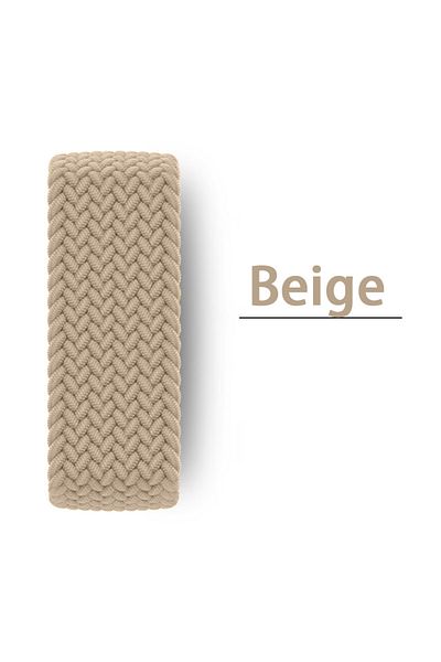 Choice L 38 40 41 42(S10) mm Beige Braided Solo Loop For Apple watch Band 44mm 45mm 42mm 40mm 41mm 46mm Bra