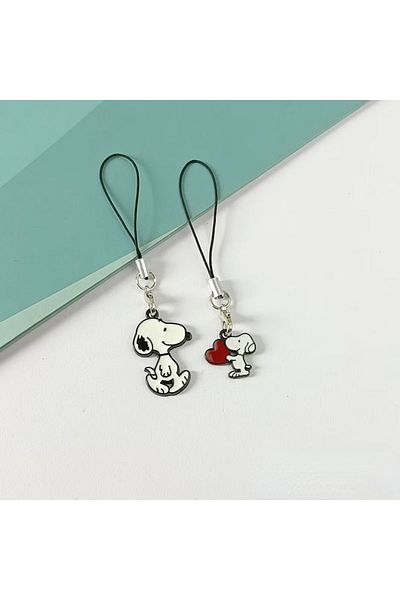 Miniso Snoopy-set Snoopy Men and Women Cute Creative Cartoon Fashion Simple Versatile Bag Mobile Phone Deco