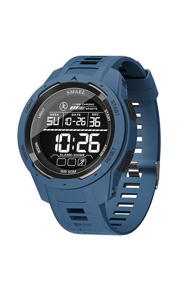 Choice DARK BLUE SMAEL 8105 Digital Watches Sports LED Wristwatches Men's 50m Waterproof Watch Digital Ligh