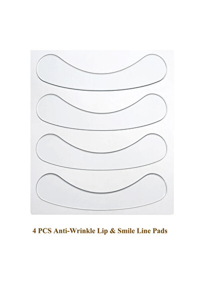 Choice1 4 PCS Lip Pads 4Pcs Anti-Wrinkle Lip & Smile Line Pad Reusable Silico...