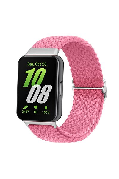 Choice For galaxy fit 3 pink for Samsung Galaxy Fit 3 Strap Accessories watchband sport Nylon Braided Adjus