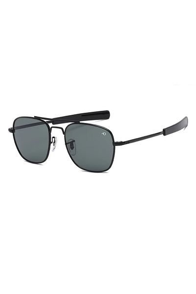 Choice As Show Black Fashion American Army Military Optical AO Pilot Sunglasses For Men Women Classic Retro