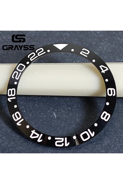 Choice علبة ساعة GMT سوداء من السيراميك GRAYSS مقاس 38 مم لساعة SUB مقاس 40 مم مع إطار من سبائك معدنية وحلقة مائلة NH35 NH34