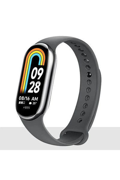 Choice For Xiaomi Mi Band 8 8 dark grey Silicone Strap For Xiaomi Mi band 8-8 NFC Sport Belt Replacement mi